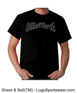 Ollie North David tee BLK/BLK Design Zoom