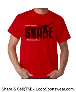 Ollie North Skate tee Design Zoom