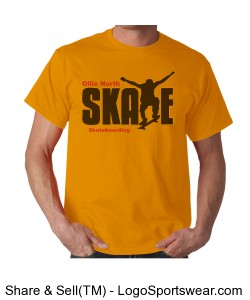 Ollie North Skate tee Design Zoom