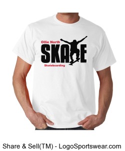 Ollie North Skate tee Design Zoom